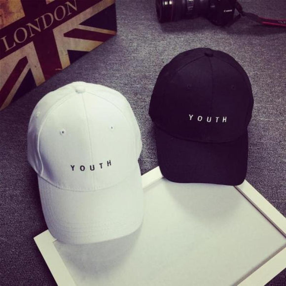 Embroidered 'Youth' Hat With Adjustable Strap