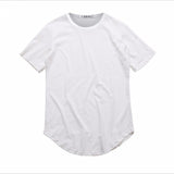 Men's Long Tee With Curved Hem