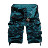 Men's Camouflage Cargo Shorts (belt not included)