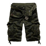 Men's Camouflage Cargo Shorts (belt not included)